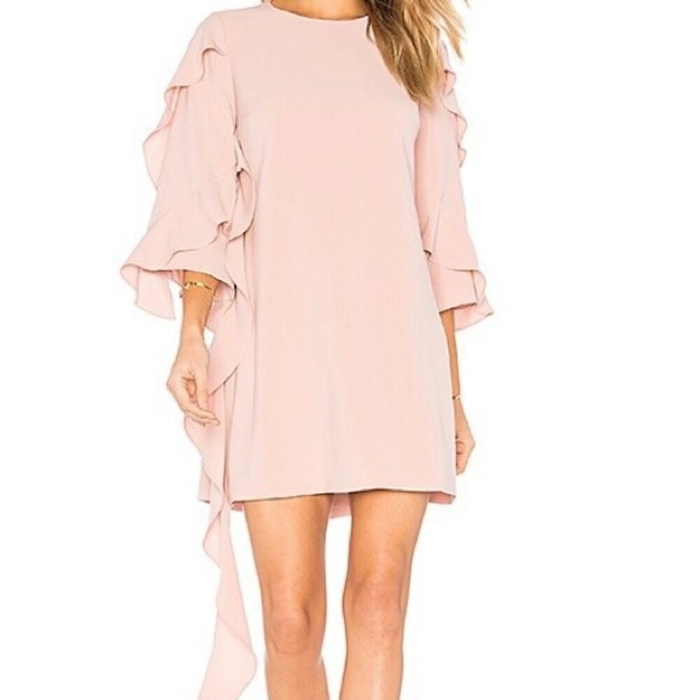 alexis sophie mini dress in dusty rose
